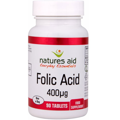 Natures Aid  Folic Acid - 90 Tabs