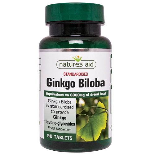 Natures Aid Ginkgo Biloba - 90 Tabs
