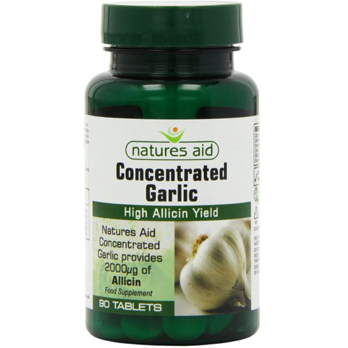 Natures Aid Concentrated Garlic - 90 Tabs